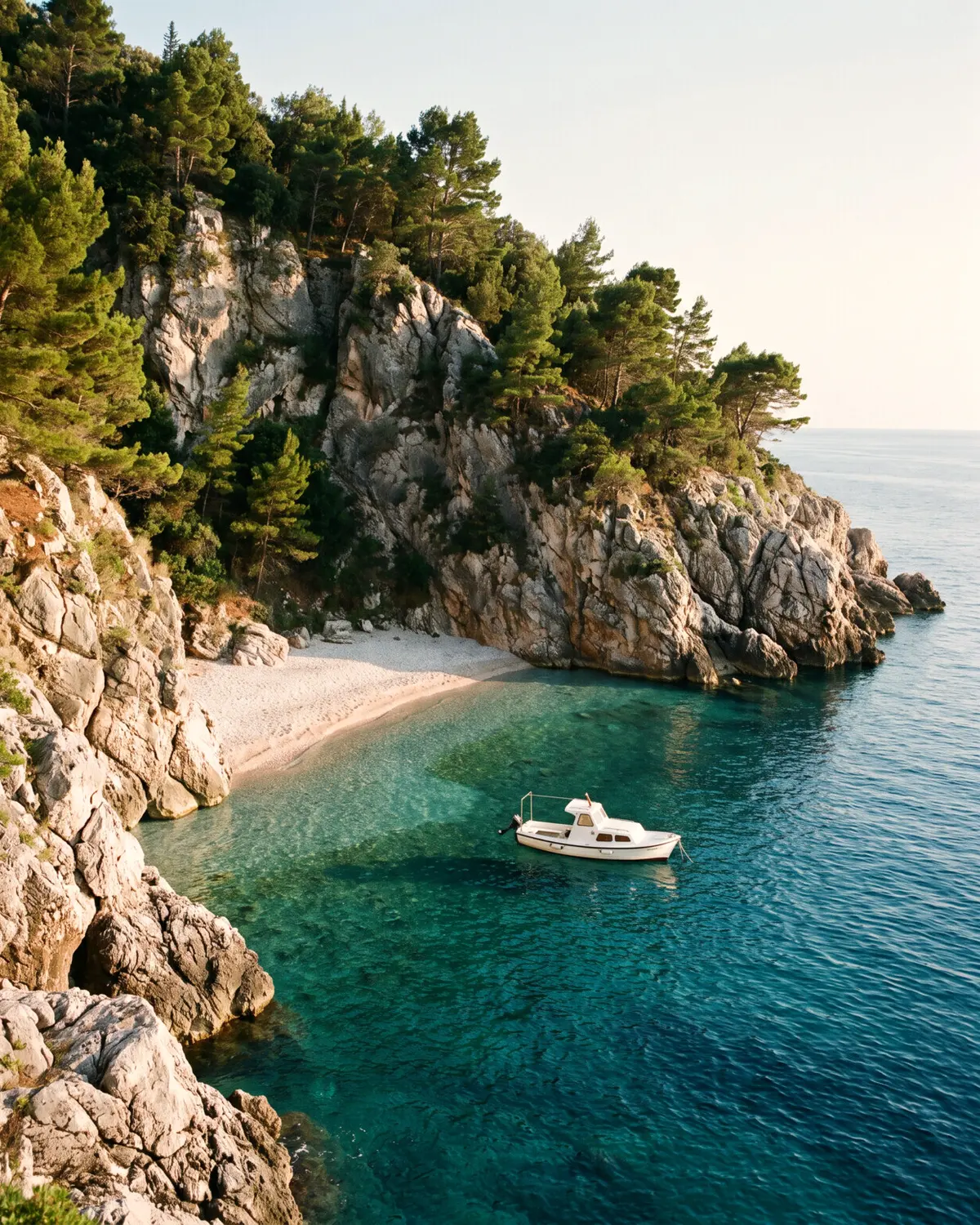 Montenegro's coves with no road to them